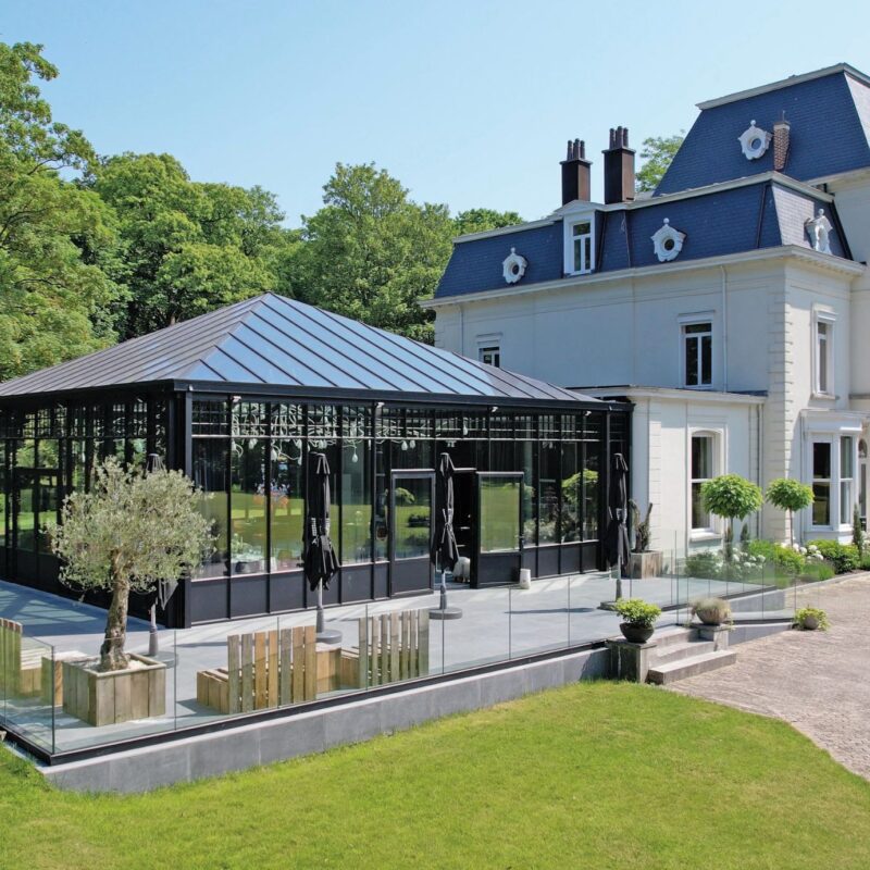 Horeca veranda Chateau Pironne Sint Niklaas 1