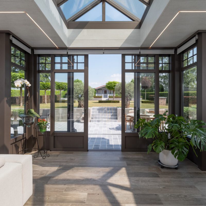 Landelijke orangerie roeselare binnen deur