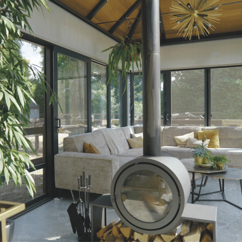 Landelijke tuinkamer veranda Bennekom Nederland 3