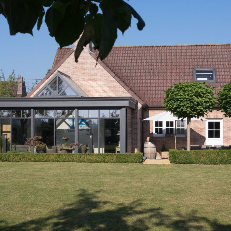 Landelijke veranda amougies buiten