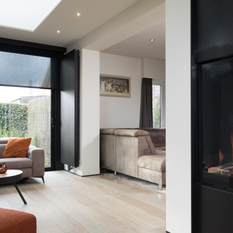 Moderne veranda Adegem gashaard