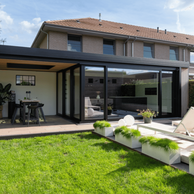 Moderne veranda aanbouw keuken Erembodegem Aalst 4