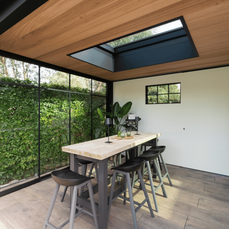 Moderne veranda aanbouw keuken Erembodegem Aalst 7
