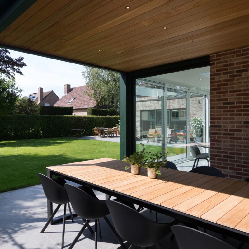 Moderne veranda te Gent Brugge