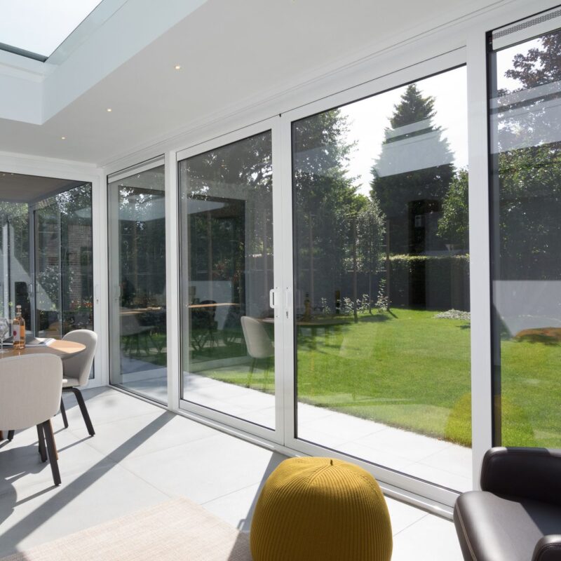 Moderne veranda te Gent-Brugge