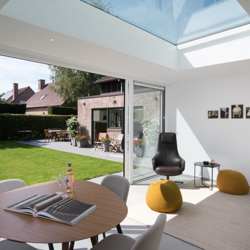 Moderne veranda te Gent-Brugge