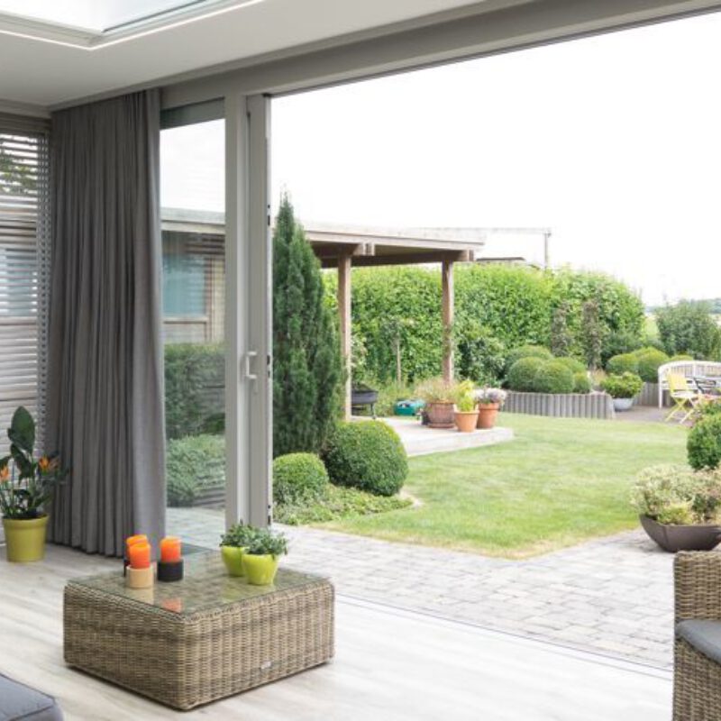 Moderne veranda te Kortrijk