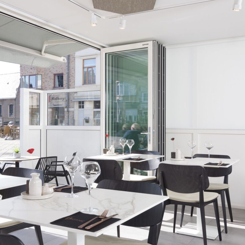 Van Der Bauwhede veranda vouwwand Organic Vision Oostende