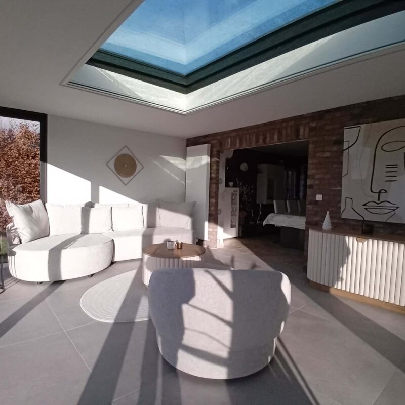 Moderne aanbouw veranda Sprimont 2