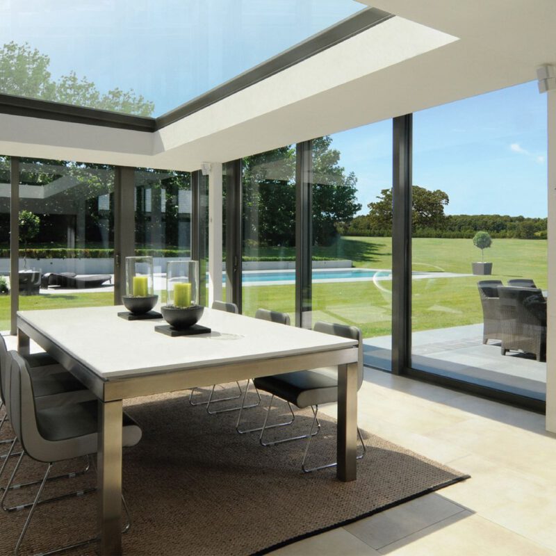 Veranda met lichtstraat roeselare vanderbauwhede