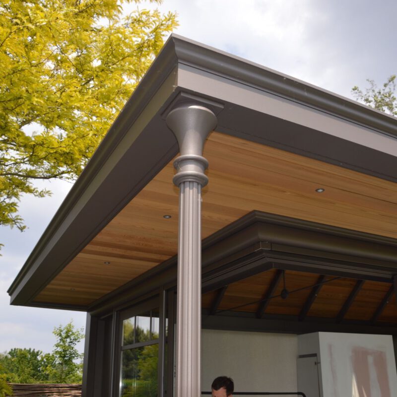 Veranda voor poolhouse te denderbelle 03