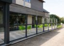 Horeca veranda met glazen dak en glazen terraswanden 4