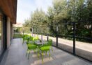Horeca veranda met glazen dak en glazen terraswanden 5