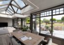Landelijke orangerie veranda roeselare eetkamer