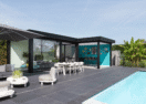 Modern aluminium poolhouse Puurs Sint Amands 1