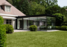 Moderne steel look veranda in Kruishoutem 1