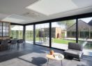 Moderne veranda te Oostrozebeke
