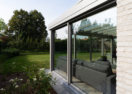 Veranda in landelijke stijl in Aalst 3
