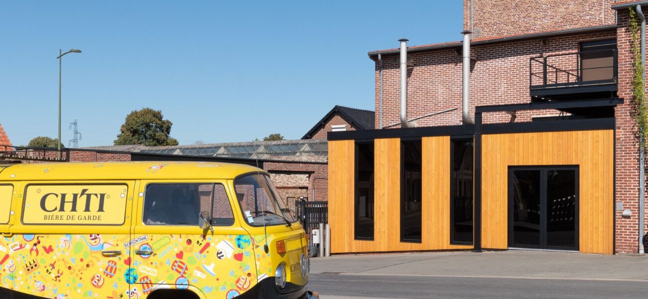 Horeca veranda brouwerij brasserie Castelain Bénifontaine Frankrijk 2