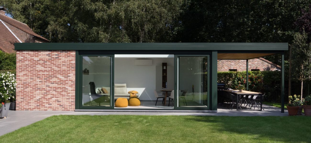 Véranda moderne à Gent-Brugge