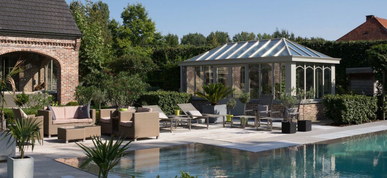 Poolhouse rustique à St-Niklaas