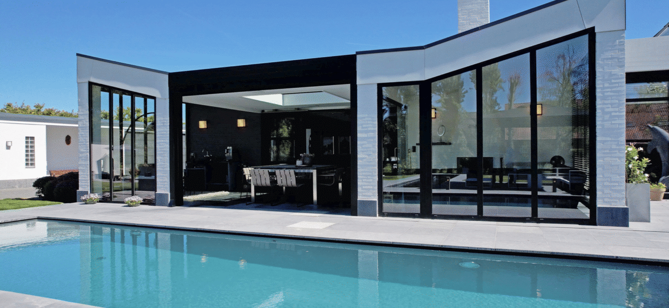 Van Der Bauwhede aanbouw veranda met terrasoverkapping in Mechelen