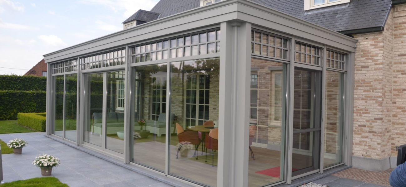 Veranda met lange lichtstraat te kruibeke 12