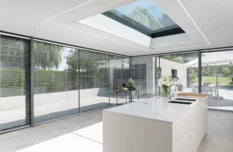 Moderne veranda keuken in Gent