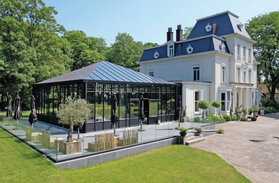 Horeca veranda Chateau Pironne Sint Niklaas 1