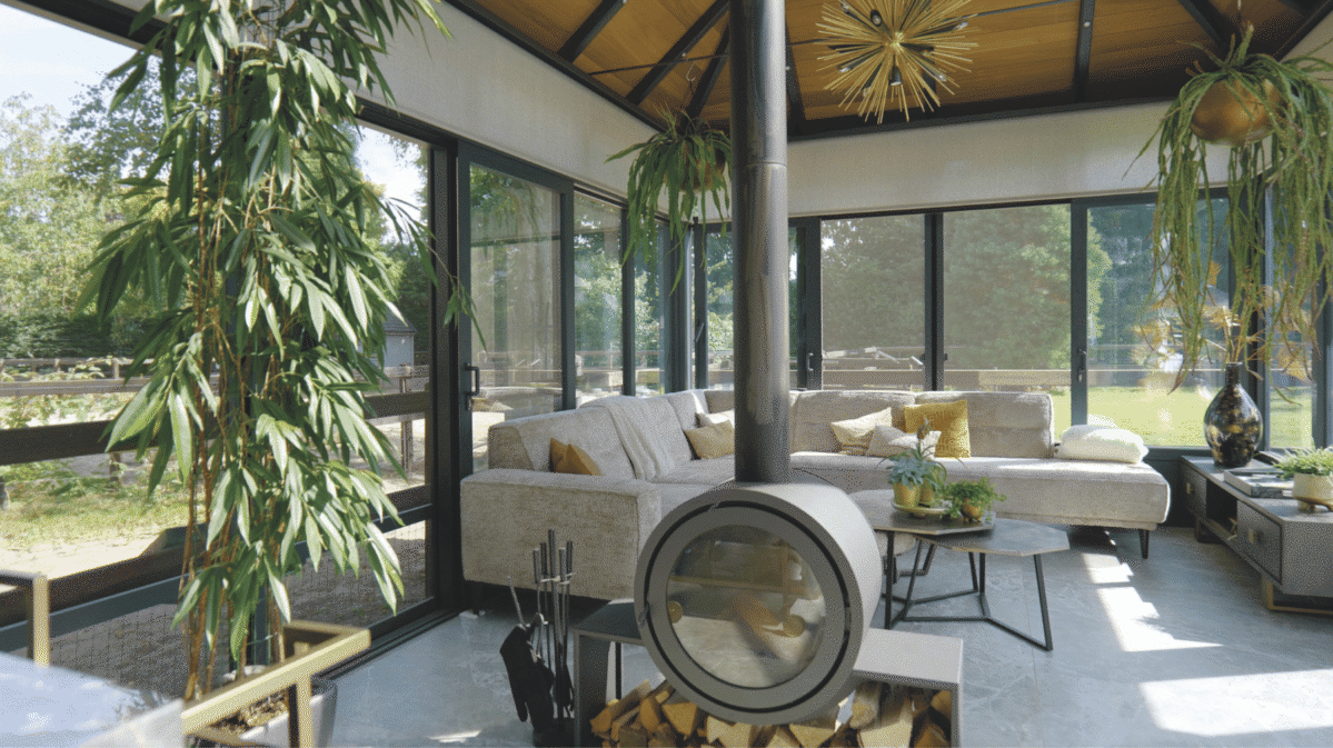 Landelijke tuinkamer veranda Bennekom Nederland 3