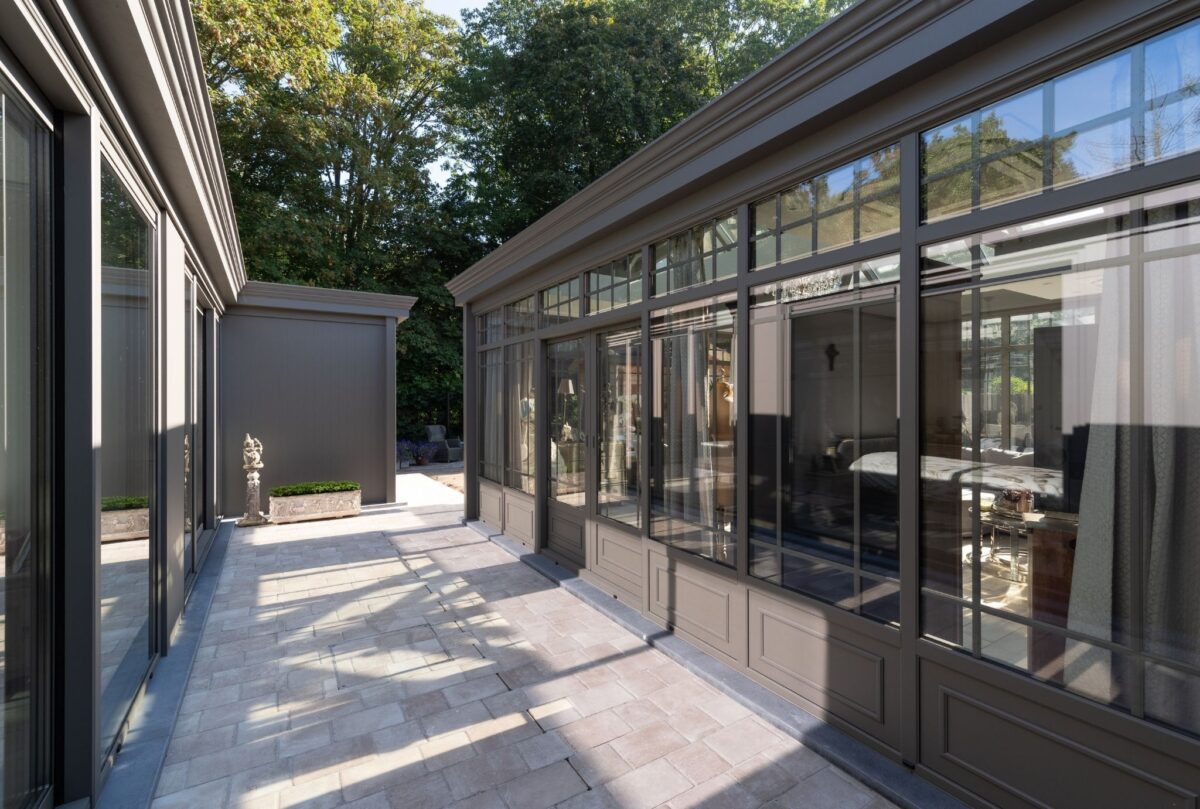 Landelijke veranda slaapkamer in Evergem - Van Der Bauwhede