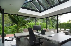 Lebbeke modern commercieel met bureau 7